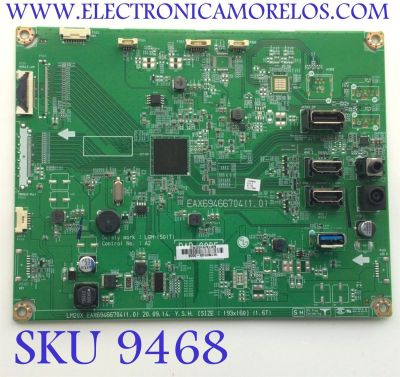 MAIN PARA MONITOR LG / NUMERO DE PARTE AGF30197501 / EAX69466704 / EAX69466704 / NUMERO DE PANEL LM270WF9 (SS)(B1) / MODELO 27GN600-B